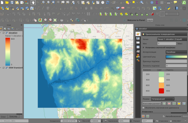 georaster cloud native integration map